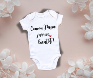 Un body bébé personnalisé